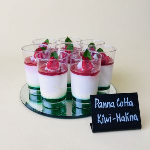 Pohárik Panna Cotta Malina-Kiwi